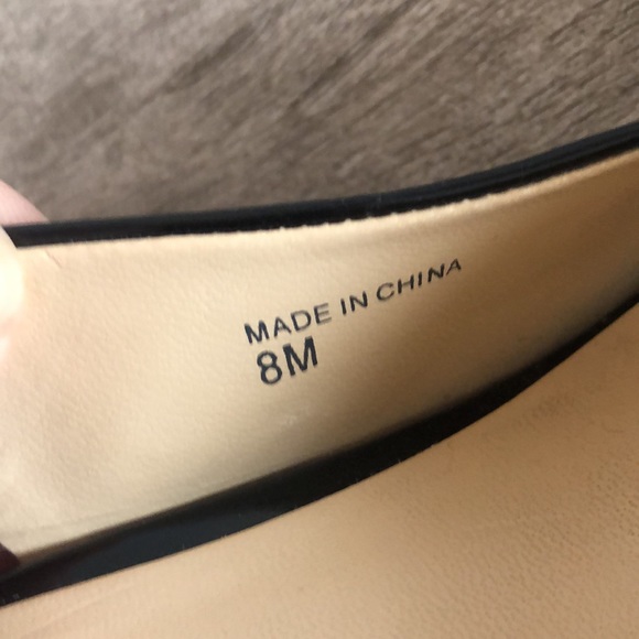 Ann Taylor black patent heels size 8 EUC - Picture 4 of 11